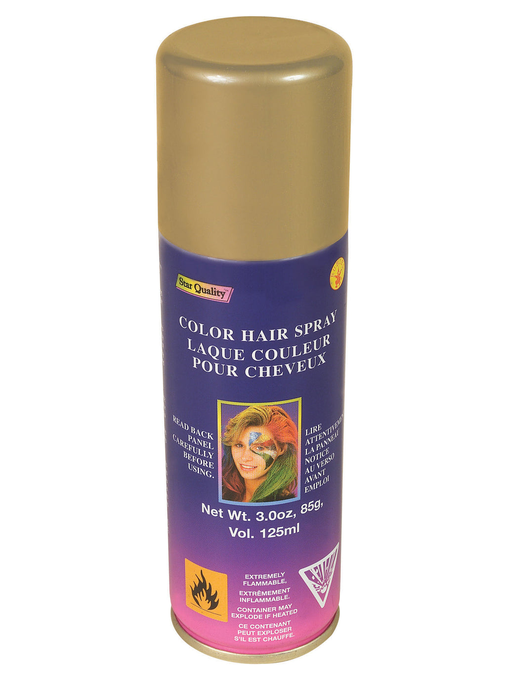 Gold Fluorescent Hairspray 1