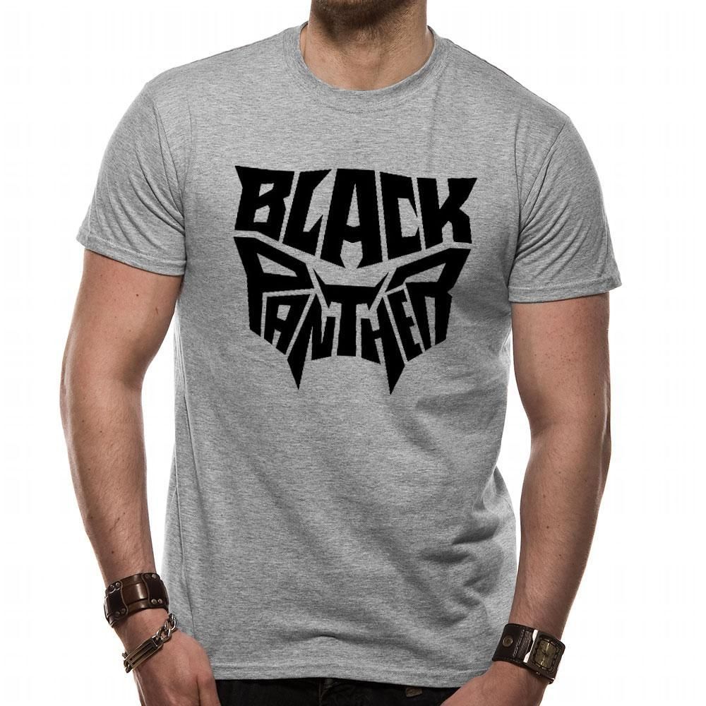 Black Panther Text Logo T-Shirt 1