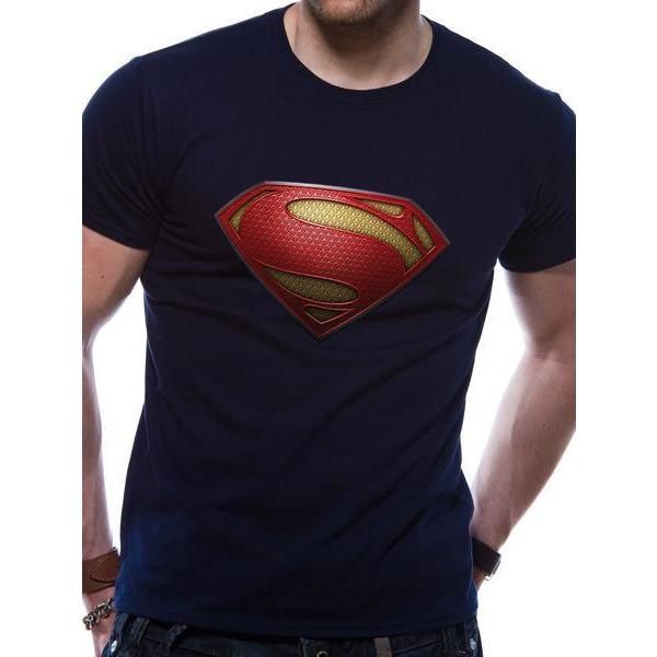Superman Textured Logo Unisex T-Shirt 1