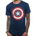 Captain America Shield Distressed T-Shirt Xx-Large 1