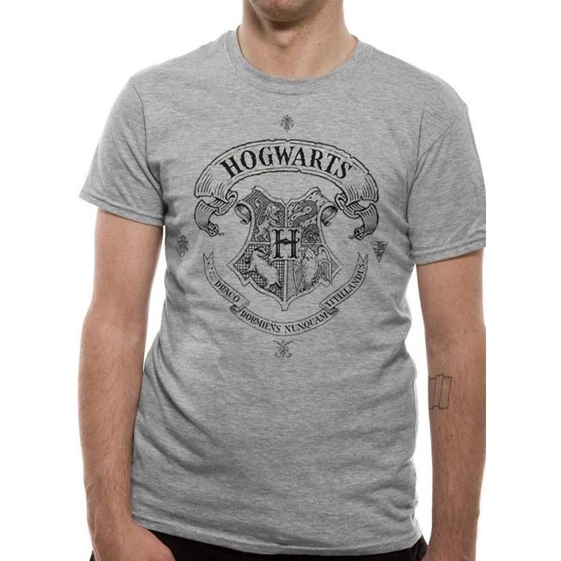 Harry Potter Hogwarts One Colour Unisex T-Shirt 1