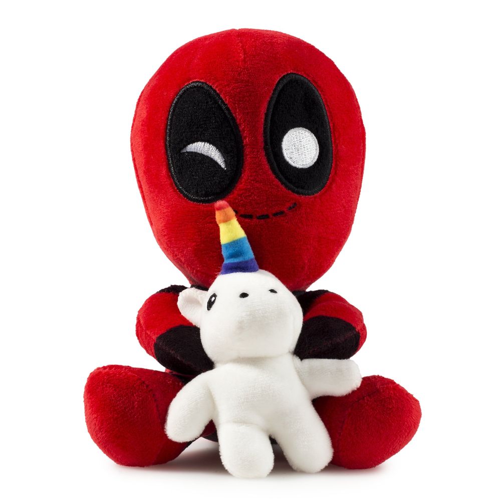 Deadpool With Unicorn Plush 1