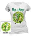 Rick And Morty Portal Fittedt-Shirt 1