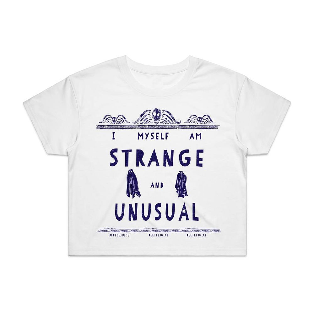 Beetlejuice Strange And Unusual Crop Top 1