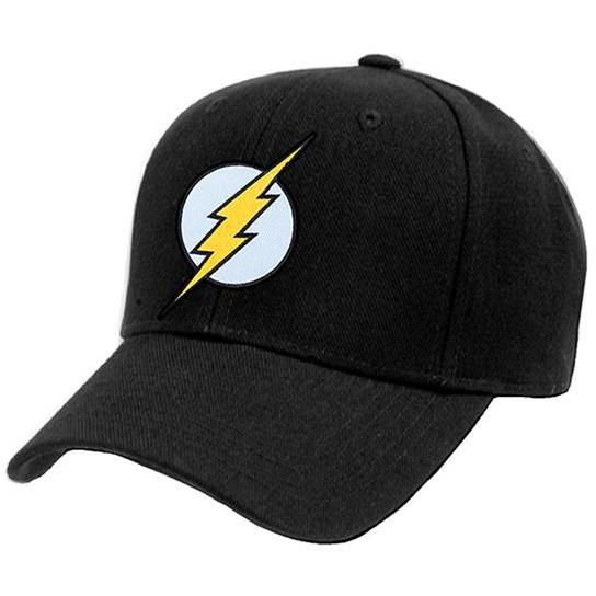 Flash Logo Cap Black Headwear 1