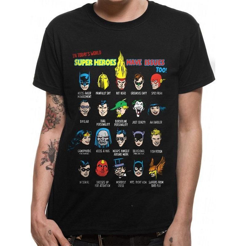 Justice League Superhero Issues Unisex T-Shirt 1