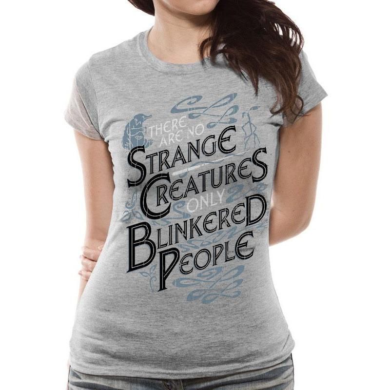 Crimes Of Grindelwald Strange Creatures Fitted T-Shirt 1