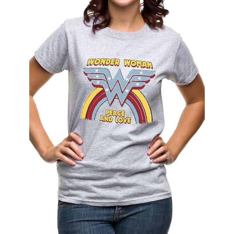 Wonder Woman Rainbow Vintage Unisex T-Shirt 1