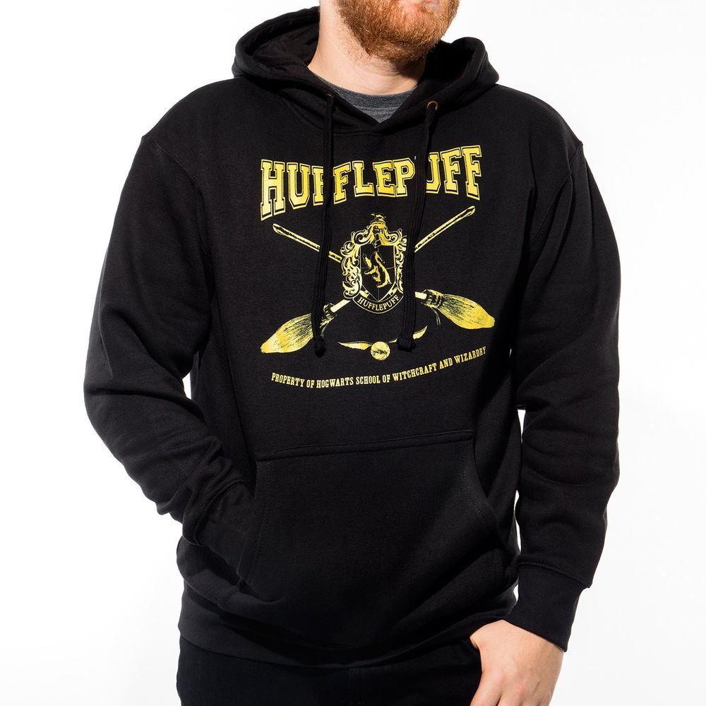 Harry Potter Collegiate Hufflepuff Hooded Sweatshirt 1