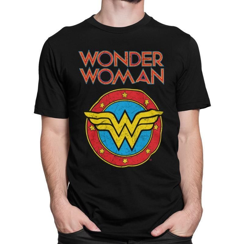 Wonder Woman Vintage Logo Unisex T-Shirt 1