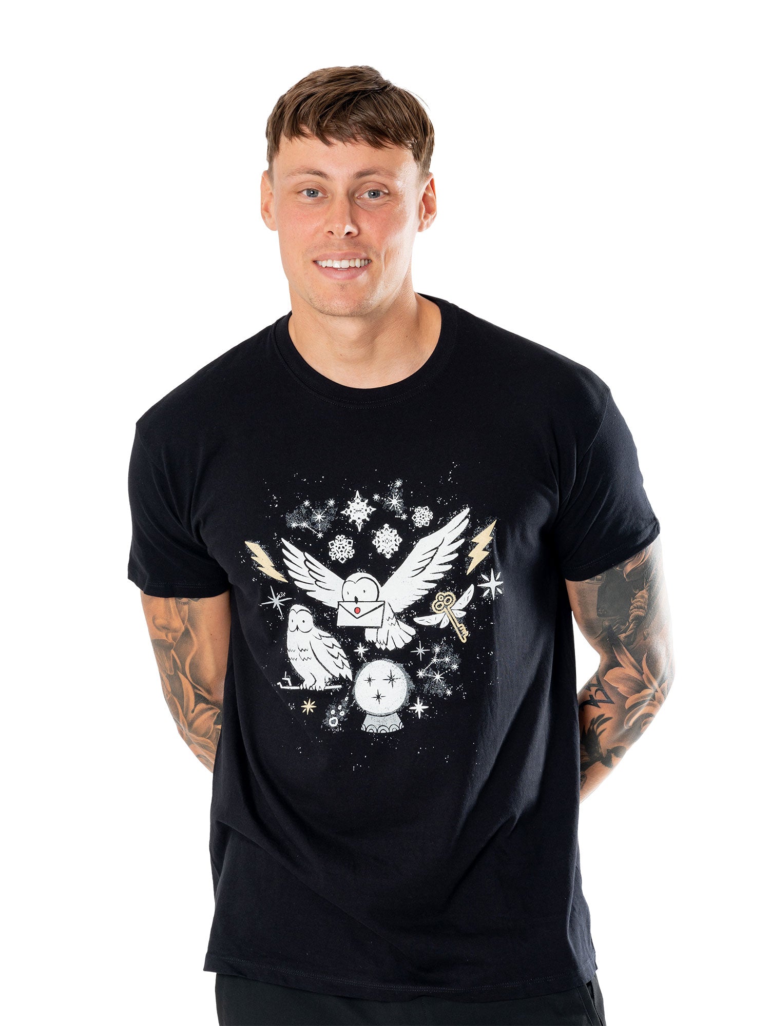 Harry Potter Hedwig Magical Xmas Unisex T-Shirt 1