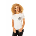 Hogwarts Crest And Arm White Harry Potter Fitted T-Shirt 1