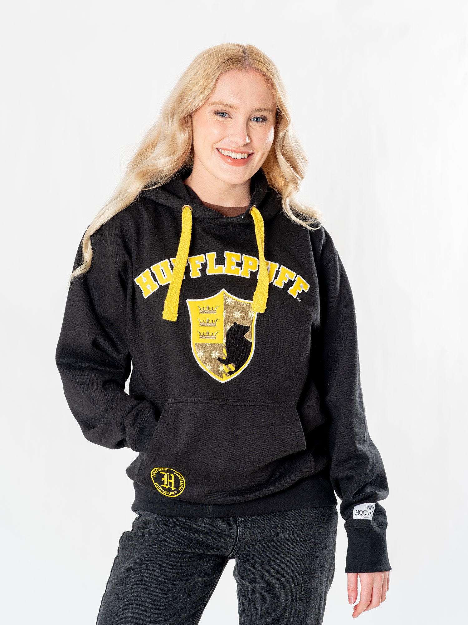 Hufflepuff Adult Harry Potter Deluxe Hoodie 5