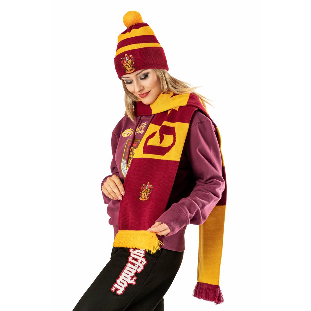 Gryffindor Long Length Embroidered Harry Potter Scarf 1