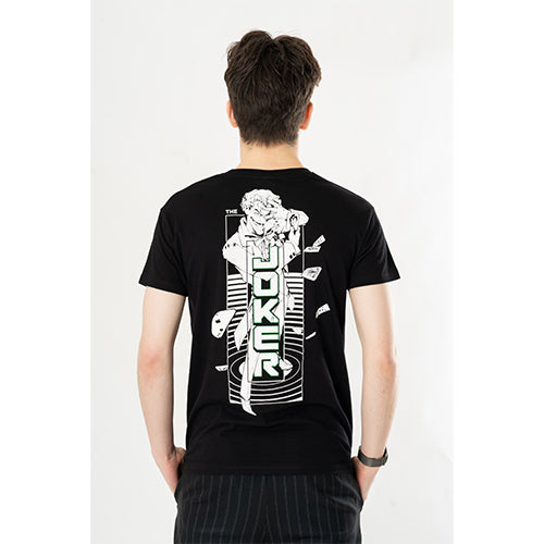 Joker Black Jester Front/Back Logo T-Shirt 1