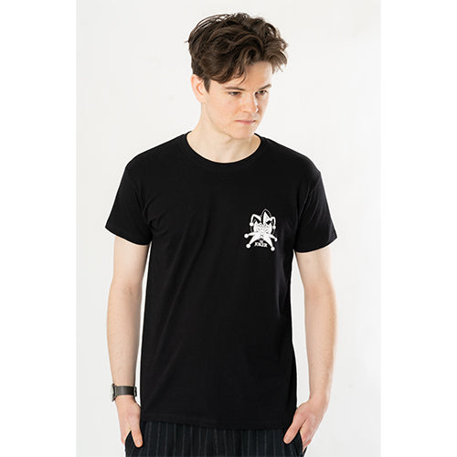 Joker Black Jester Front/Back Logo T-Shirt 2