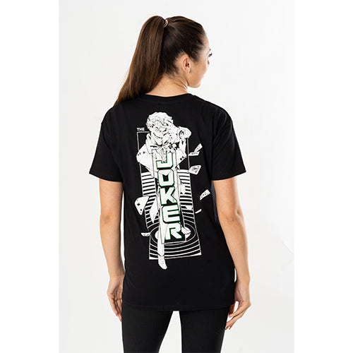 Joker Black Jester Front/Back Logo T-Shirt 3