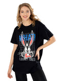 Looney Tunes Womens Oversized Bugs Unisex T-Shirt 1