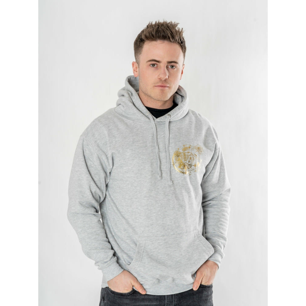 Harry Potter Unisex Grey Marl Slytherin Zodiac Hoodie 2
