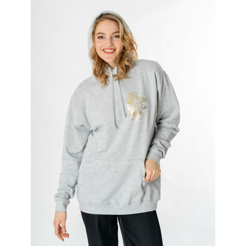 Harry Potter Unisex Grey Marl Ravenclaw Zodiac Hoodie 3