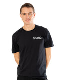 Arkham City Adult Unisex Black Front Back Gcpd Tshirt 1