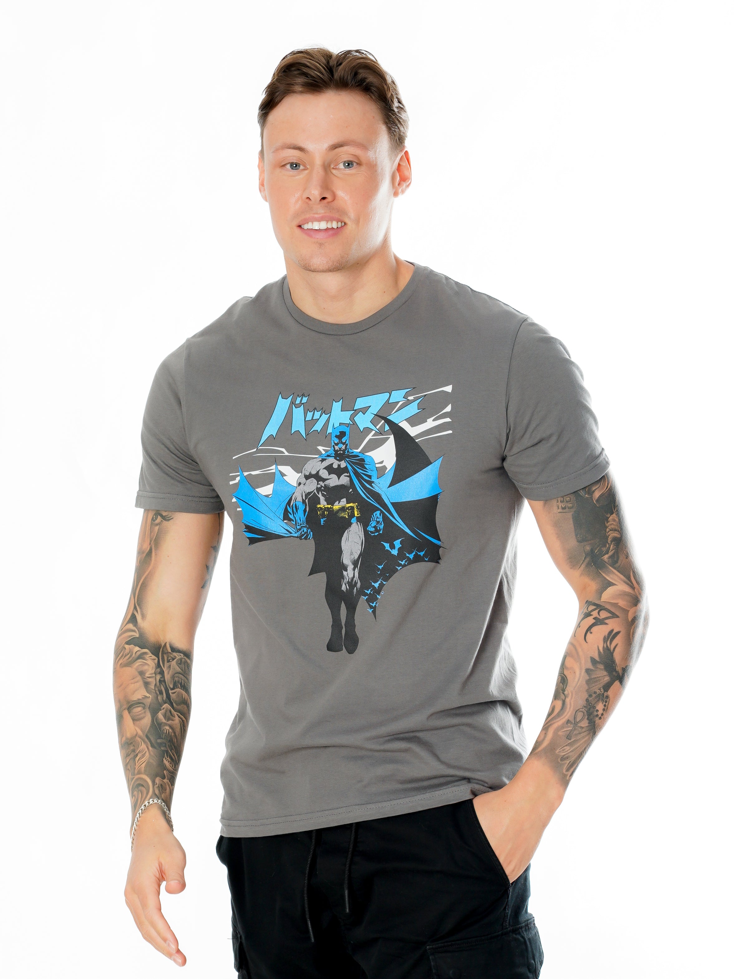 Batman Manga Cape T-Shirt 5