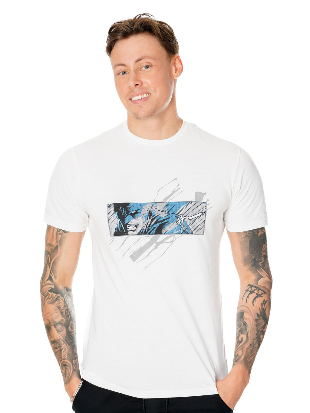 Batman Manga Rip T-Shirt 1