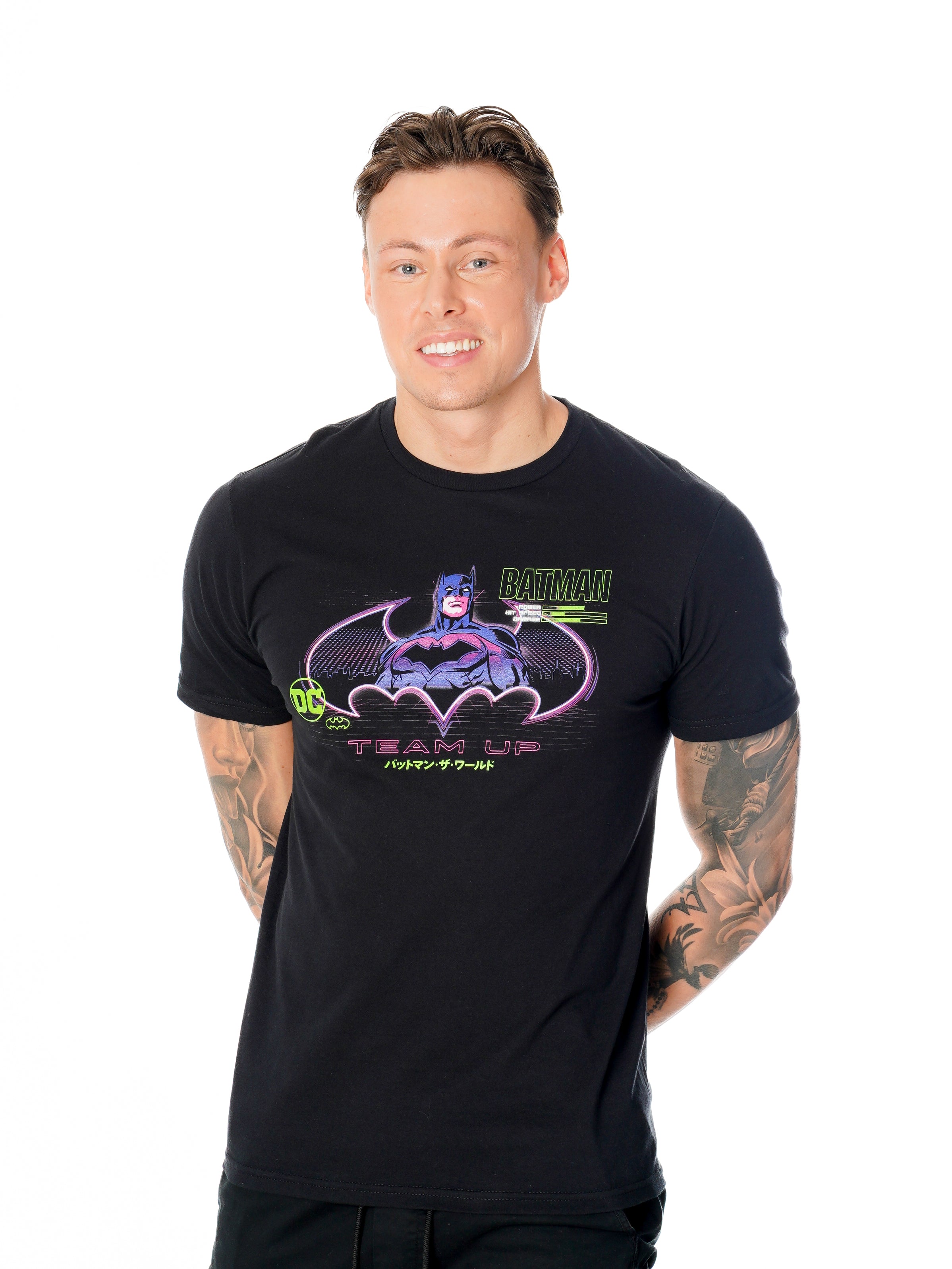 Batman Anime Matrix Grid Tshirt 1