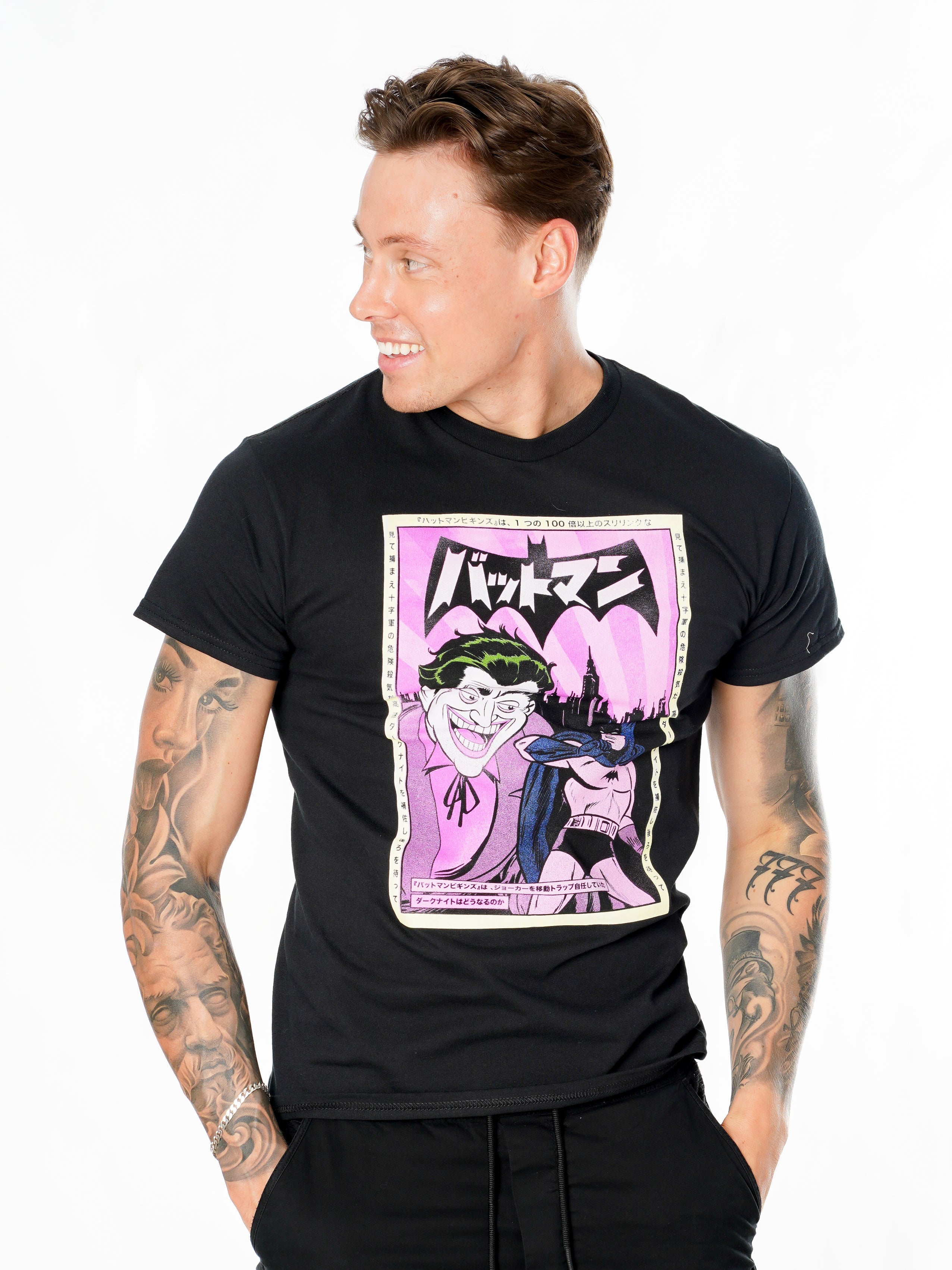Batman Joker Anime Poster Tshirt 3