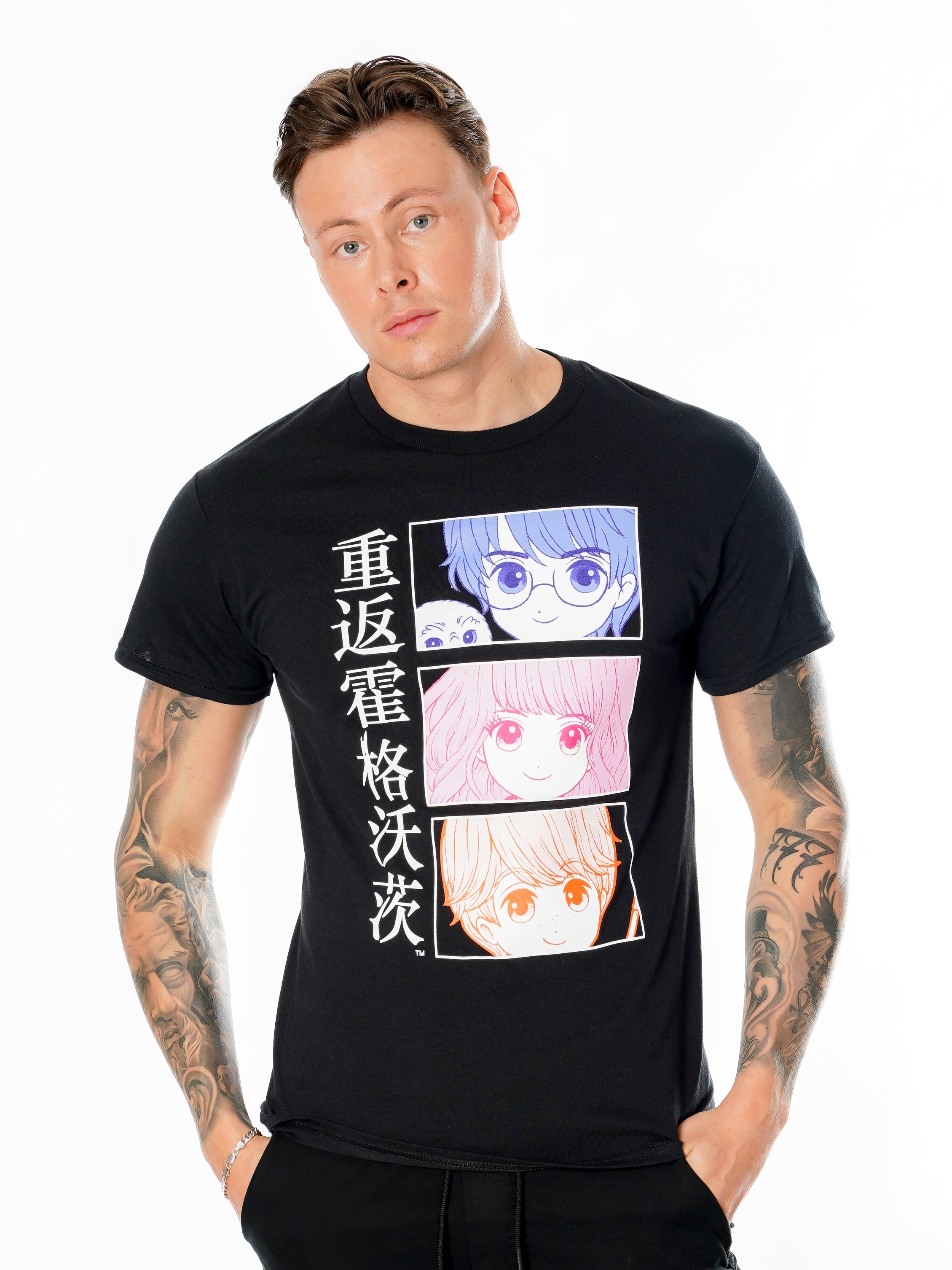Harry Potter Anime Hogwarts Tshirt 1