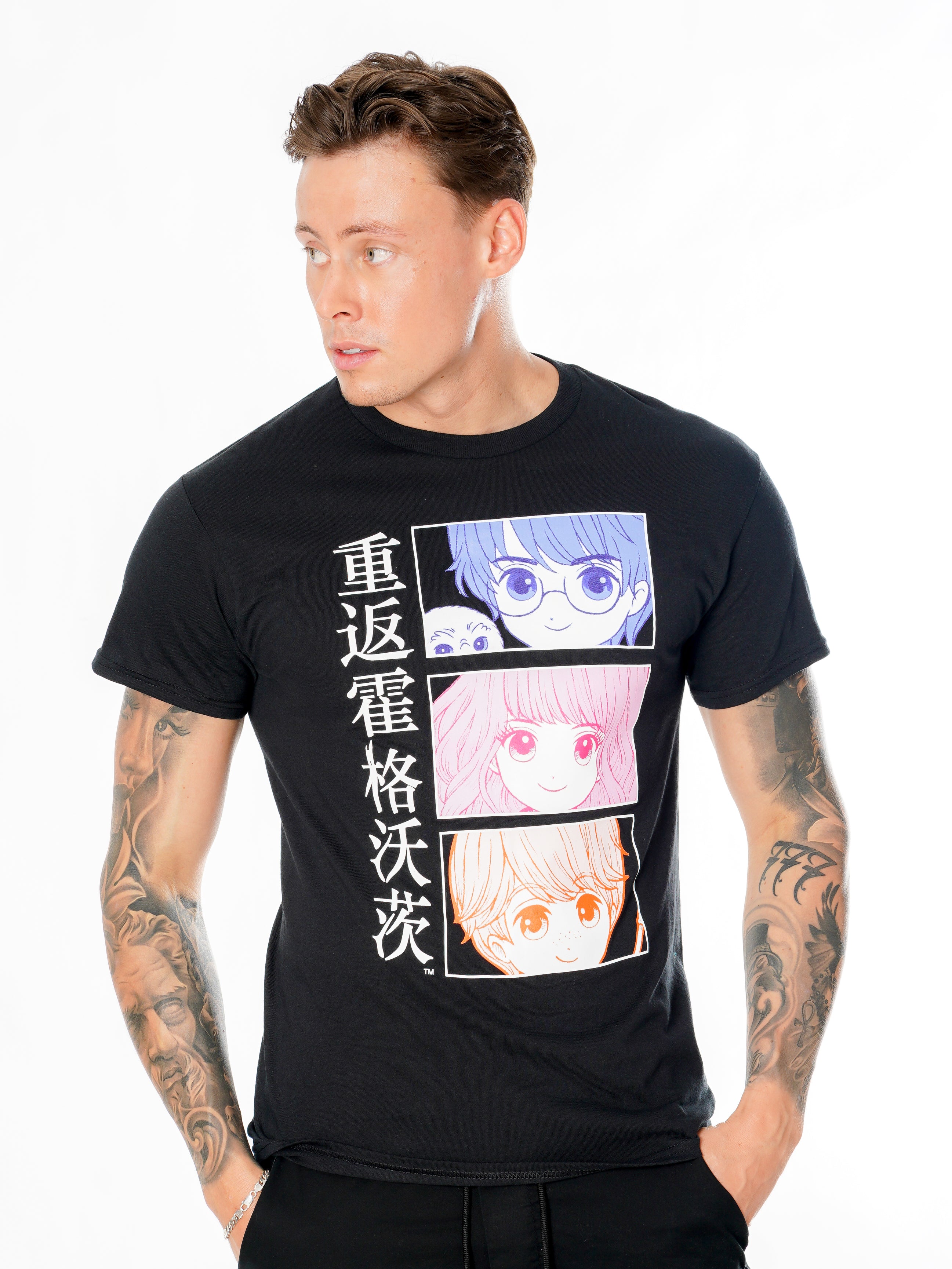 Harry Potter Anime Hogwarts Tshirt 2