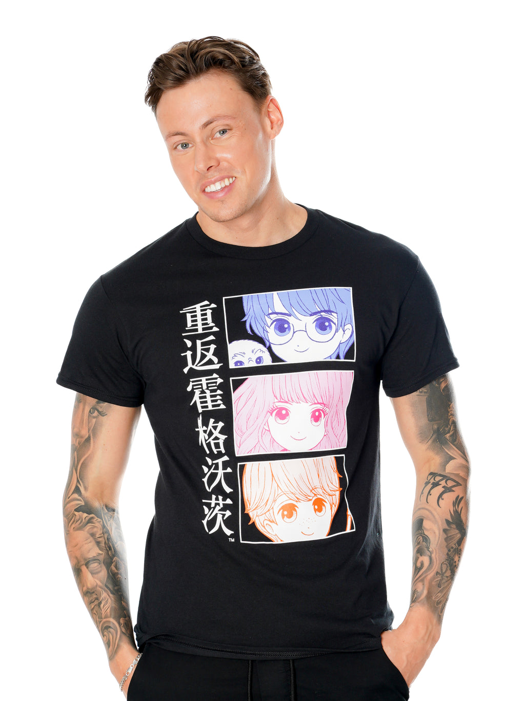 Harry Potter Anime Hogwarts Tshirt 3