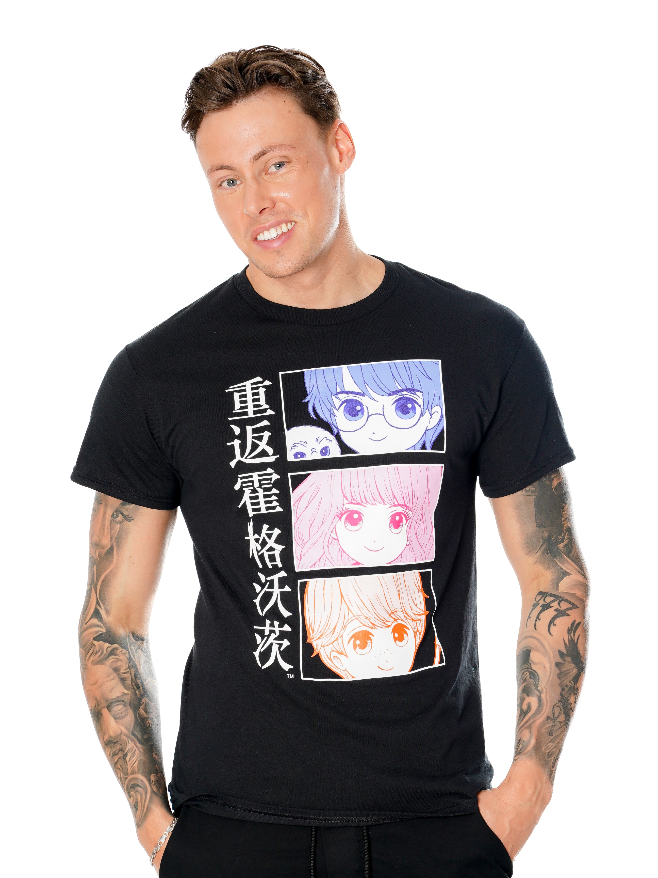 Harry Potter Anime Hogwarts Tshirt 3
