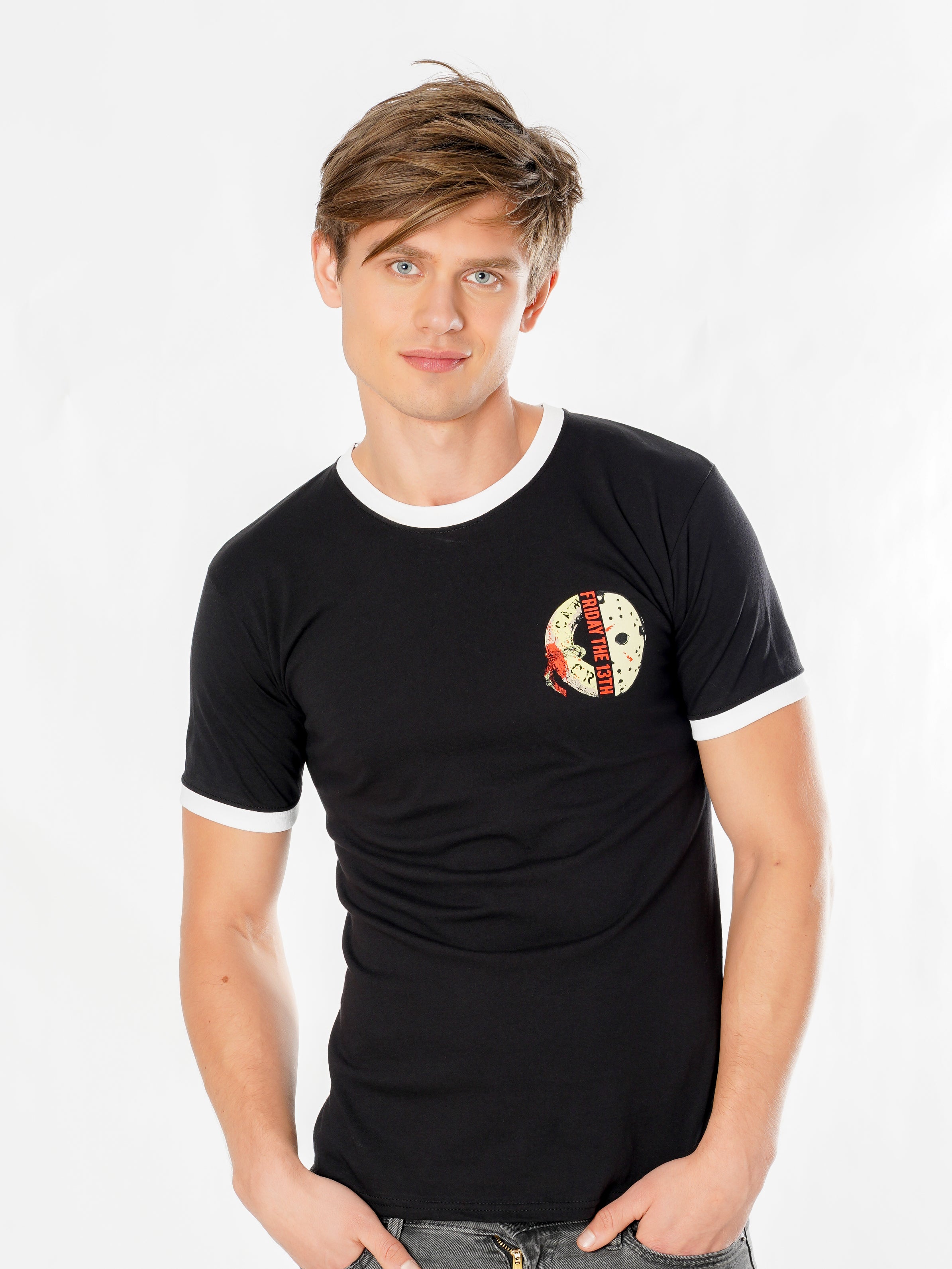 Friday The 13Th Life Ring Mask Reverse Tshirt 1