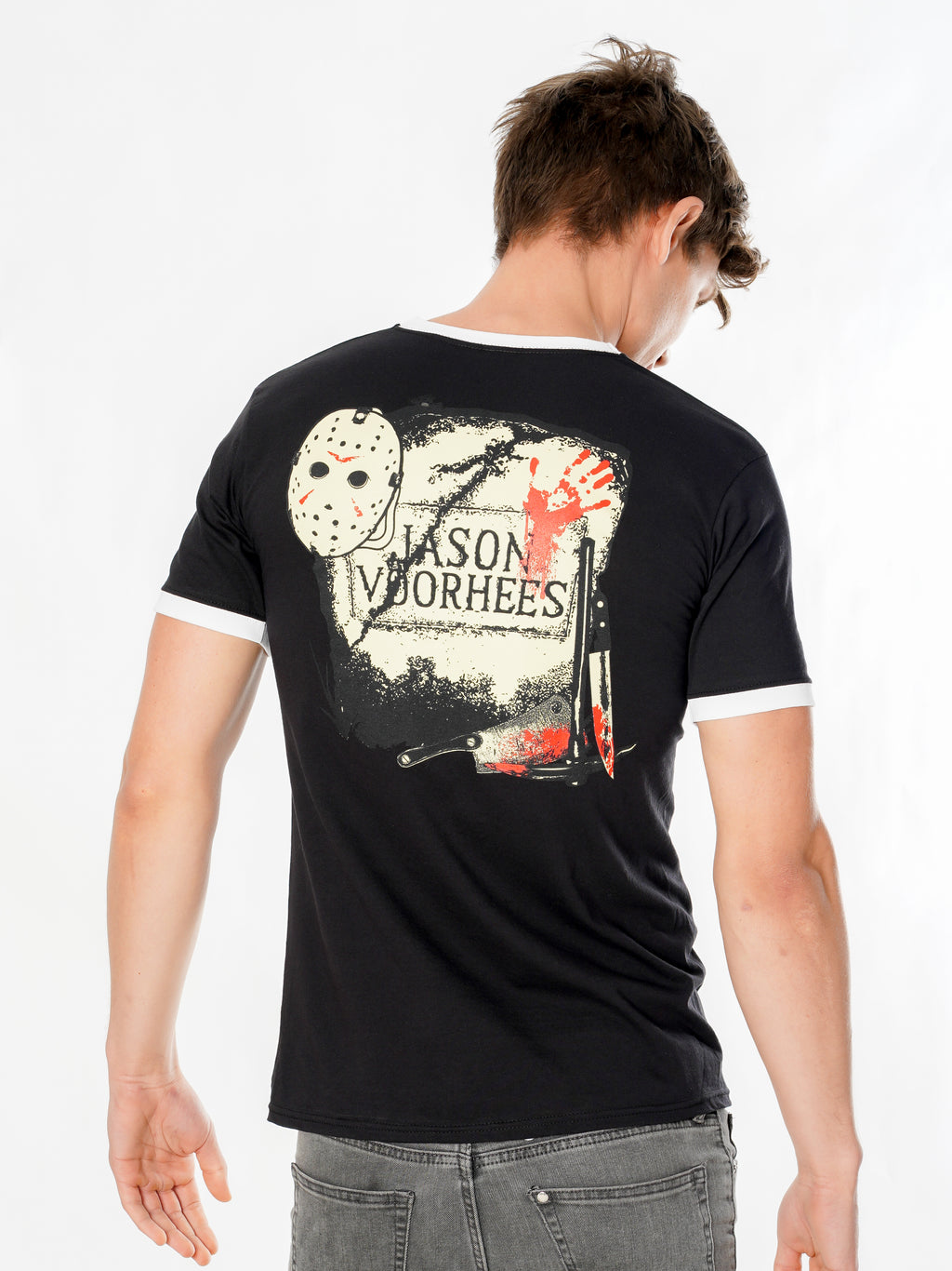 Friday The 13Th Life Ring Mask Reverse Tshirt 3