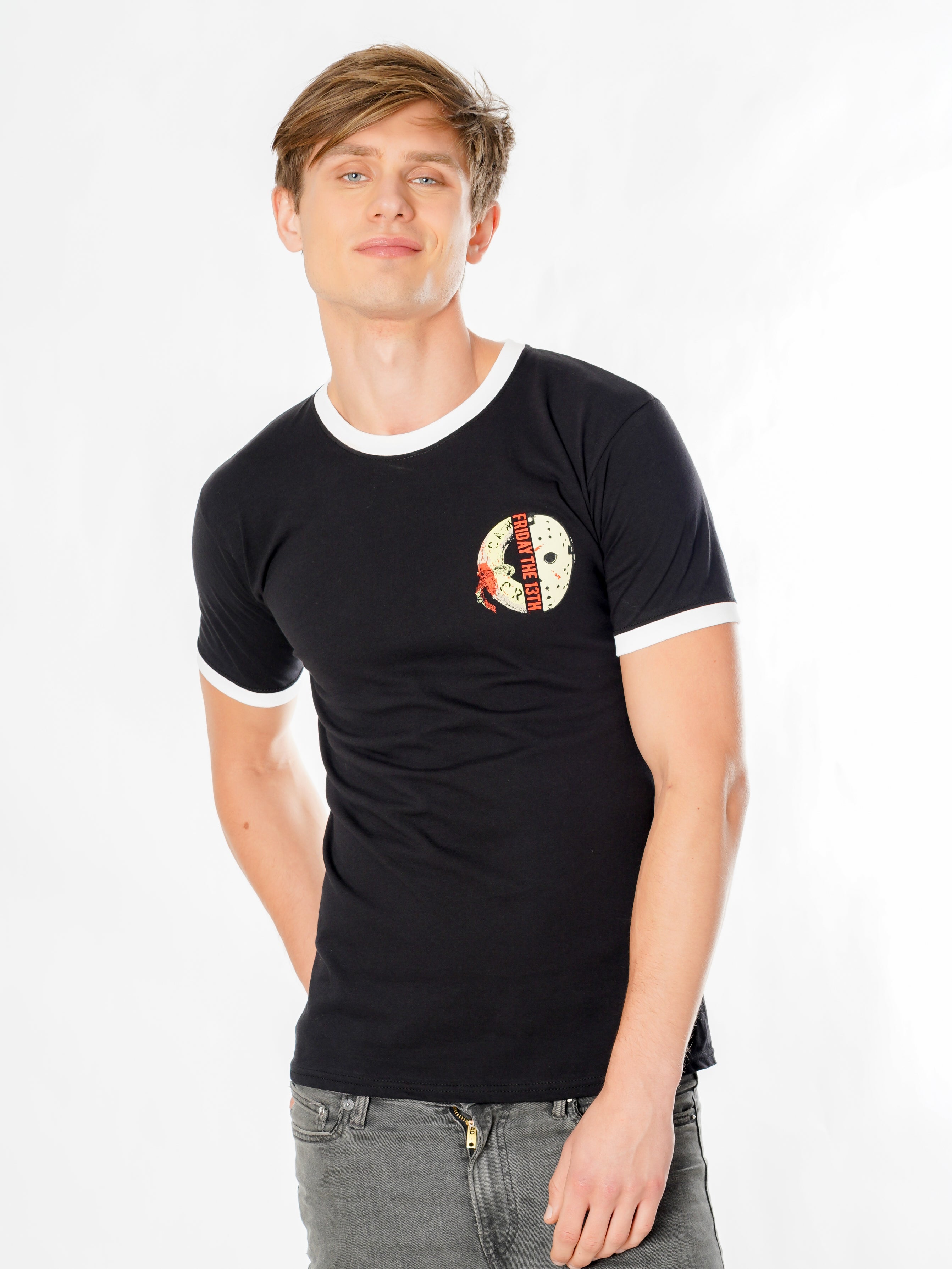 Friday The 13Th Life Ring Mask Reverse Tshirt 4