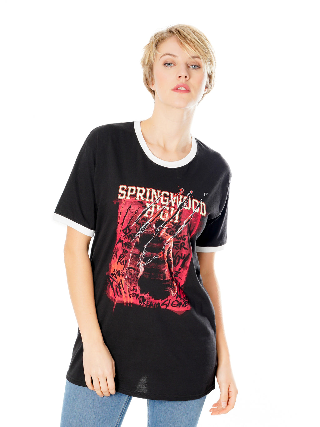 Nightmare On Elm Street Springwood High Tshirt 4