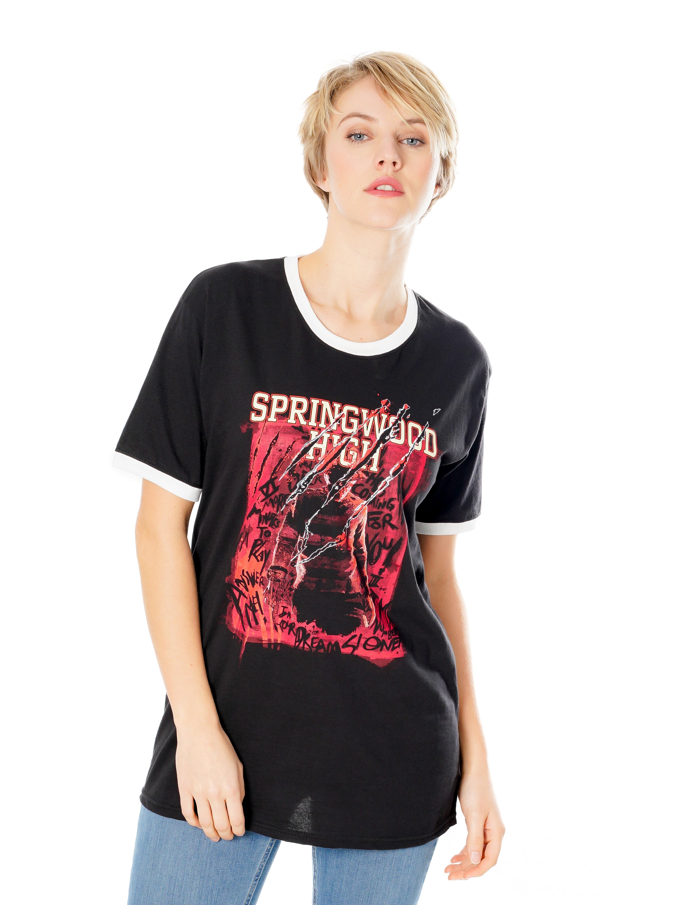 Nightmare On Elm Street Springwood High Tshirt 4