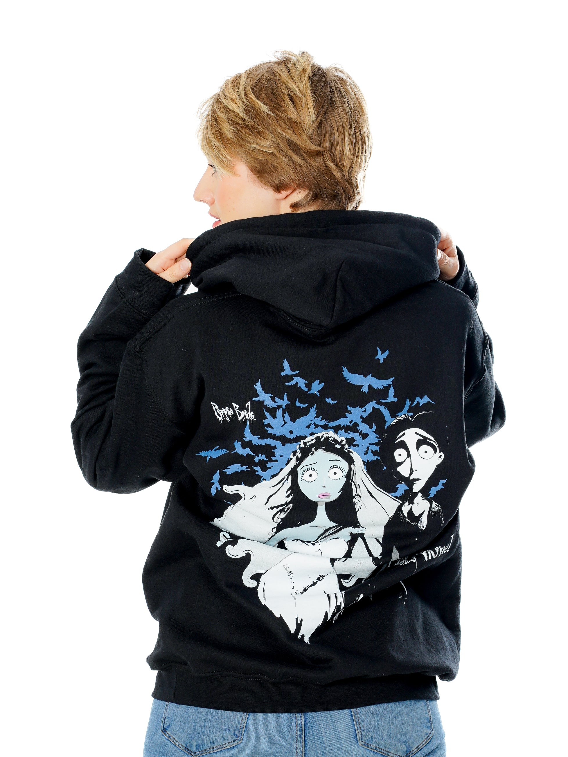 Corpse Bride With This Ring Reverse Hoodie 2