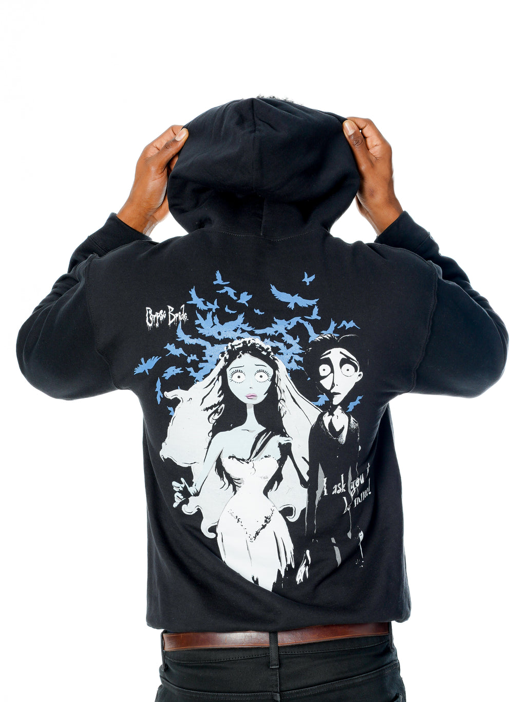 Corpse Bride With This Ring Reverse Hoodie 4