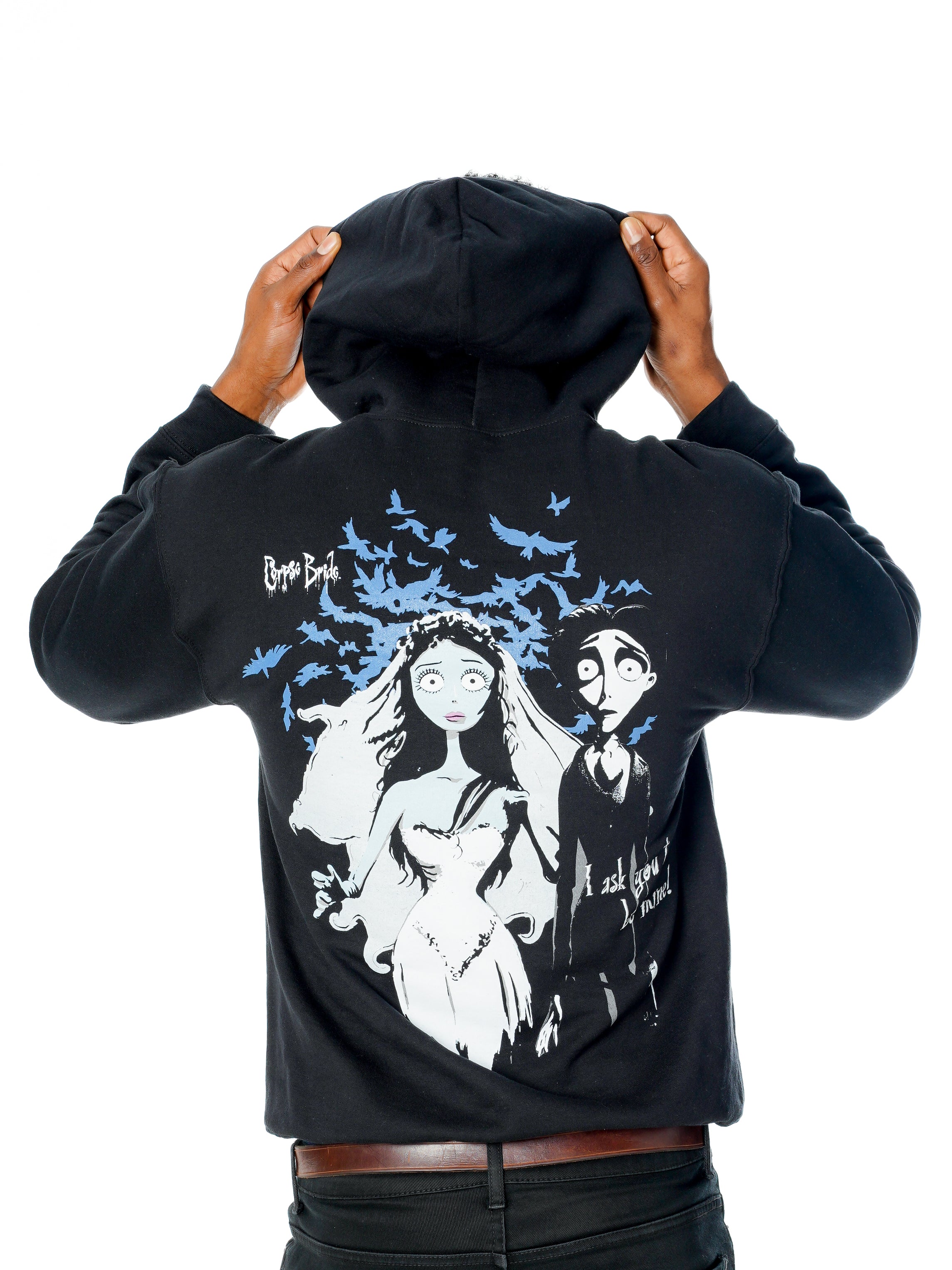 Corpse Bride With This Ring Reverse Hoodie 4