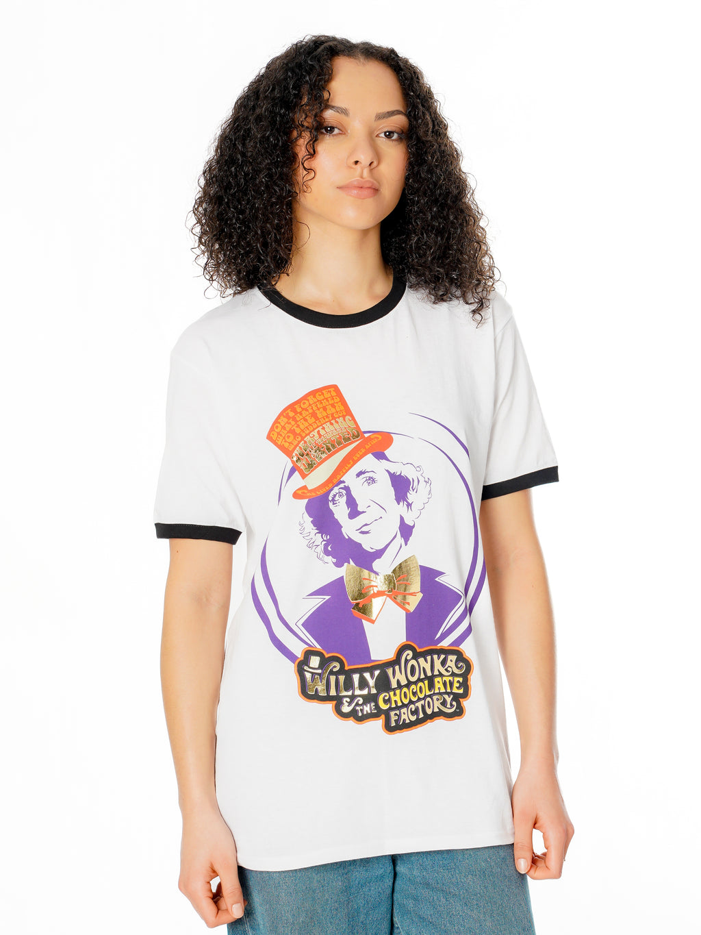 Willy Wonka Bowtie And Top Hat T-shirt 5