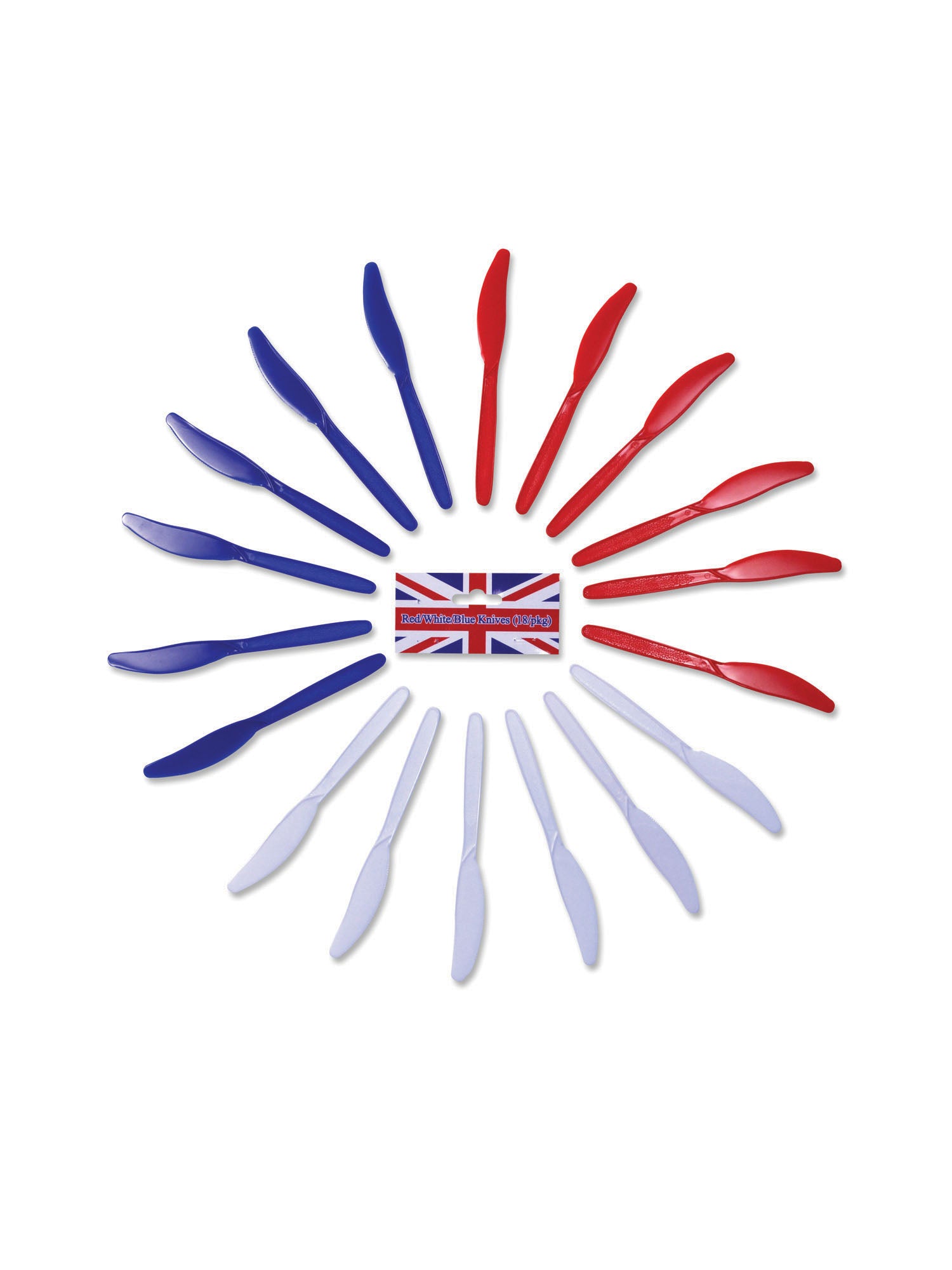 Red/White/Blue Knives (18 Pkt) *** 1