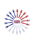 Red/White/Blue Forks (18 Pkt) *** 1