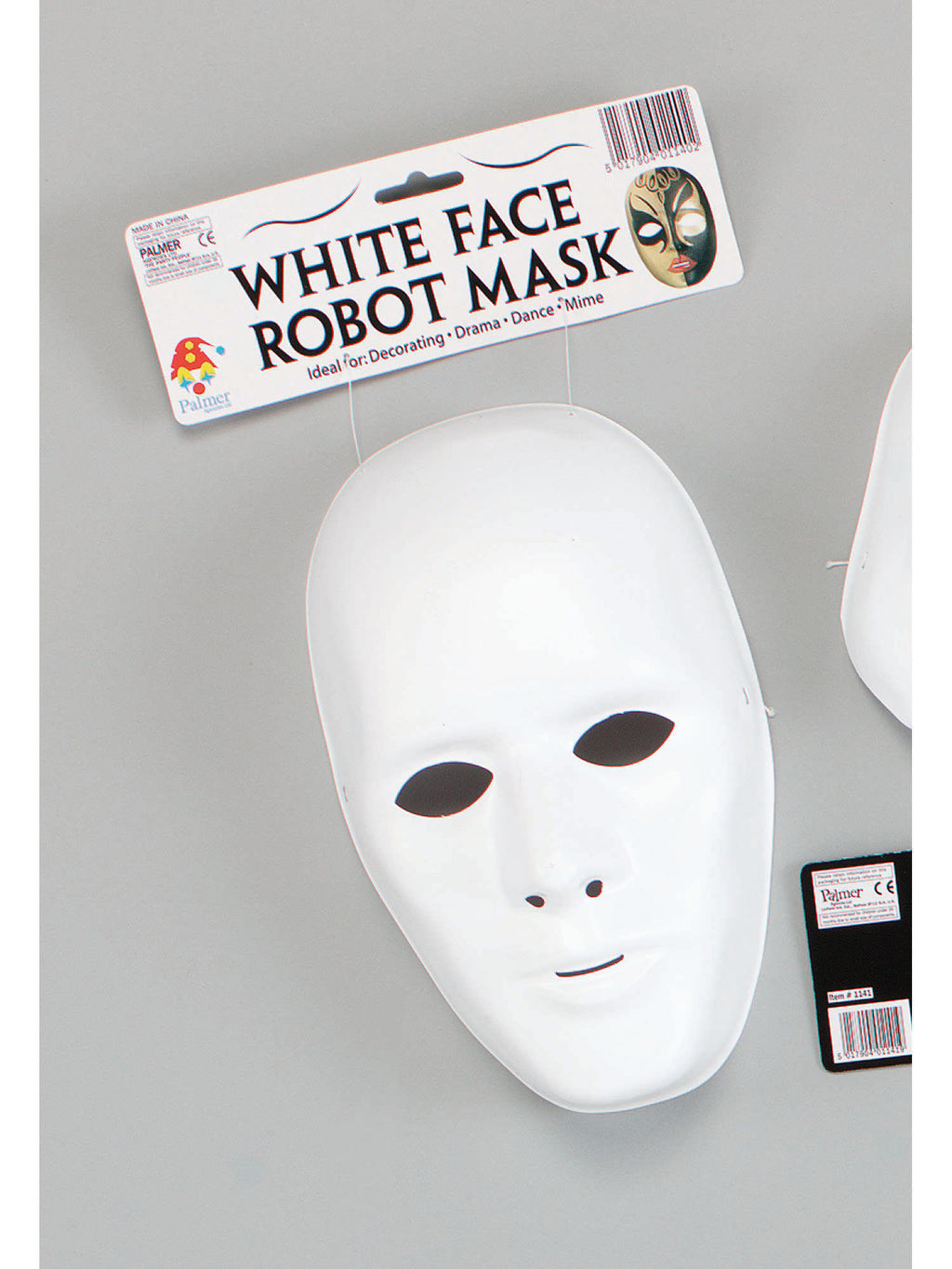 Deluxe Male Face Mask. White 1