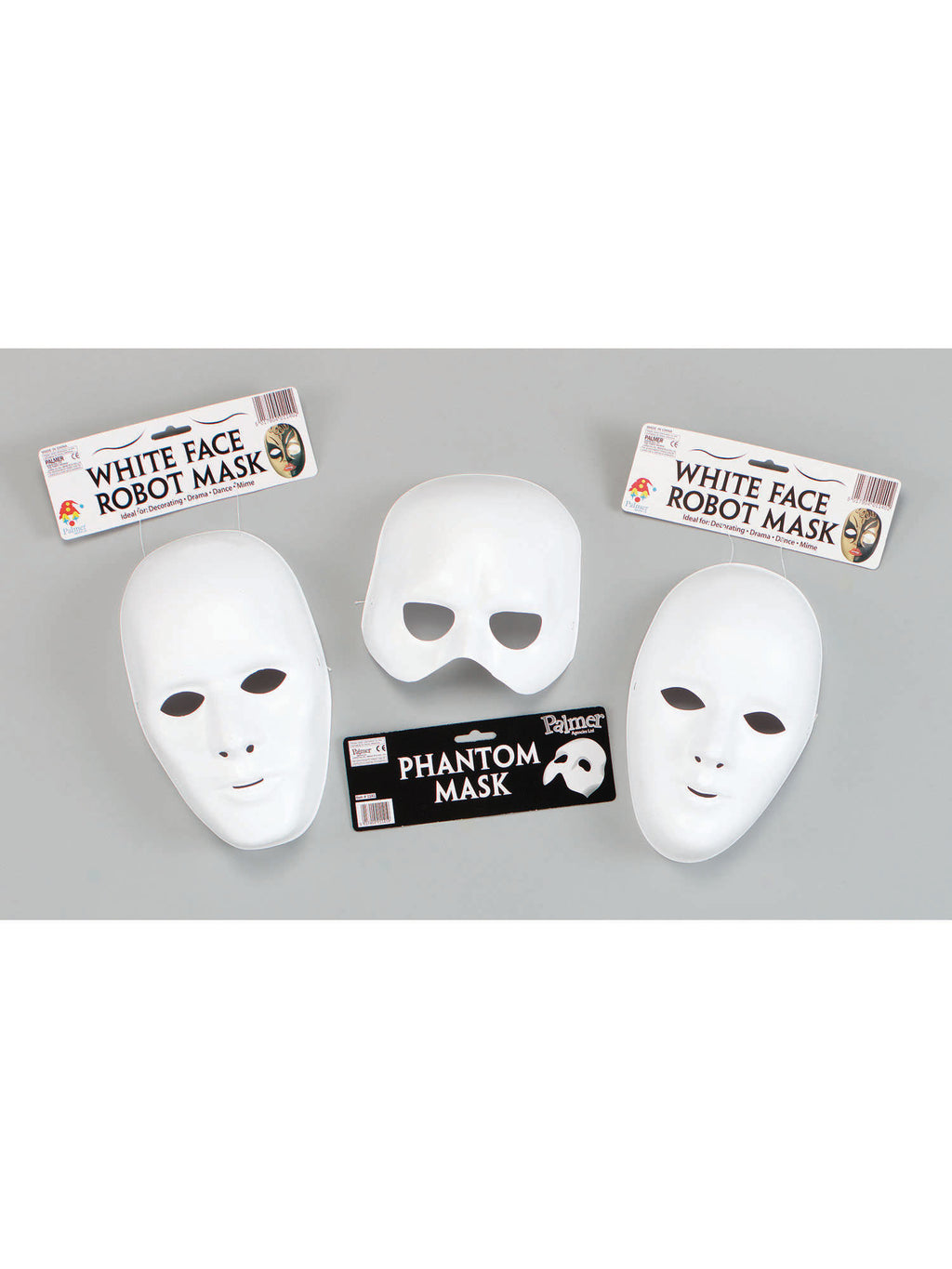 Deluxe Male Face Mask. White 2