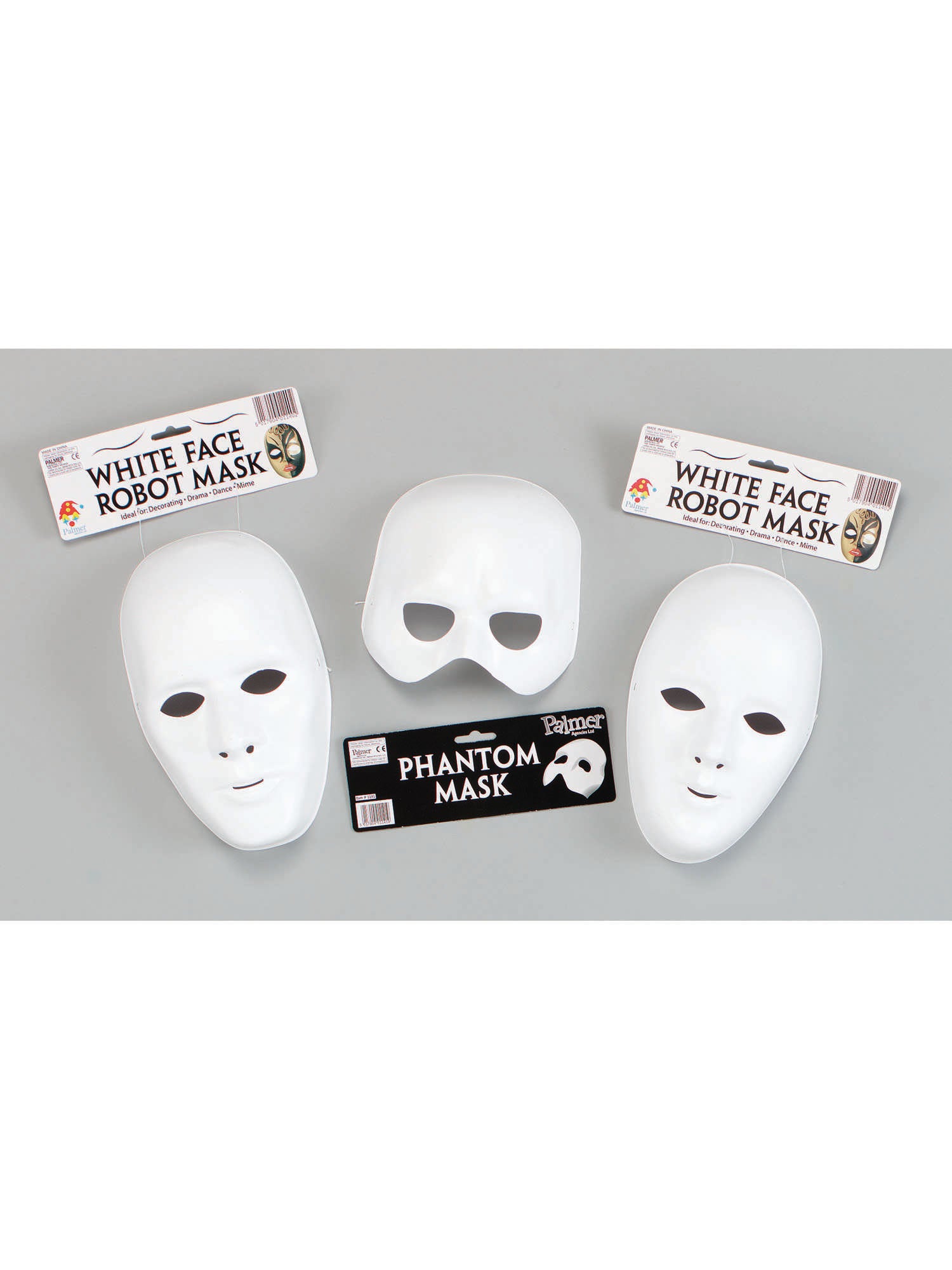 Deluxe Male Face Mask. White 2