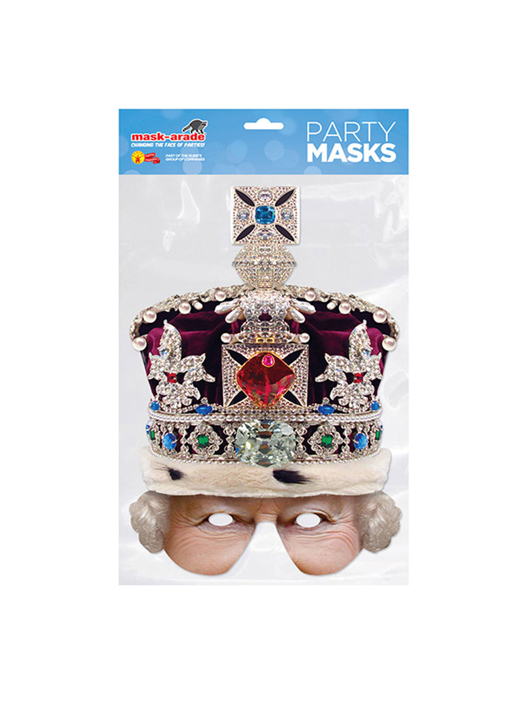 CROWNED QUEEN HALF MASK 1