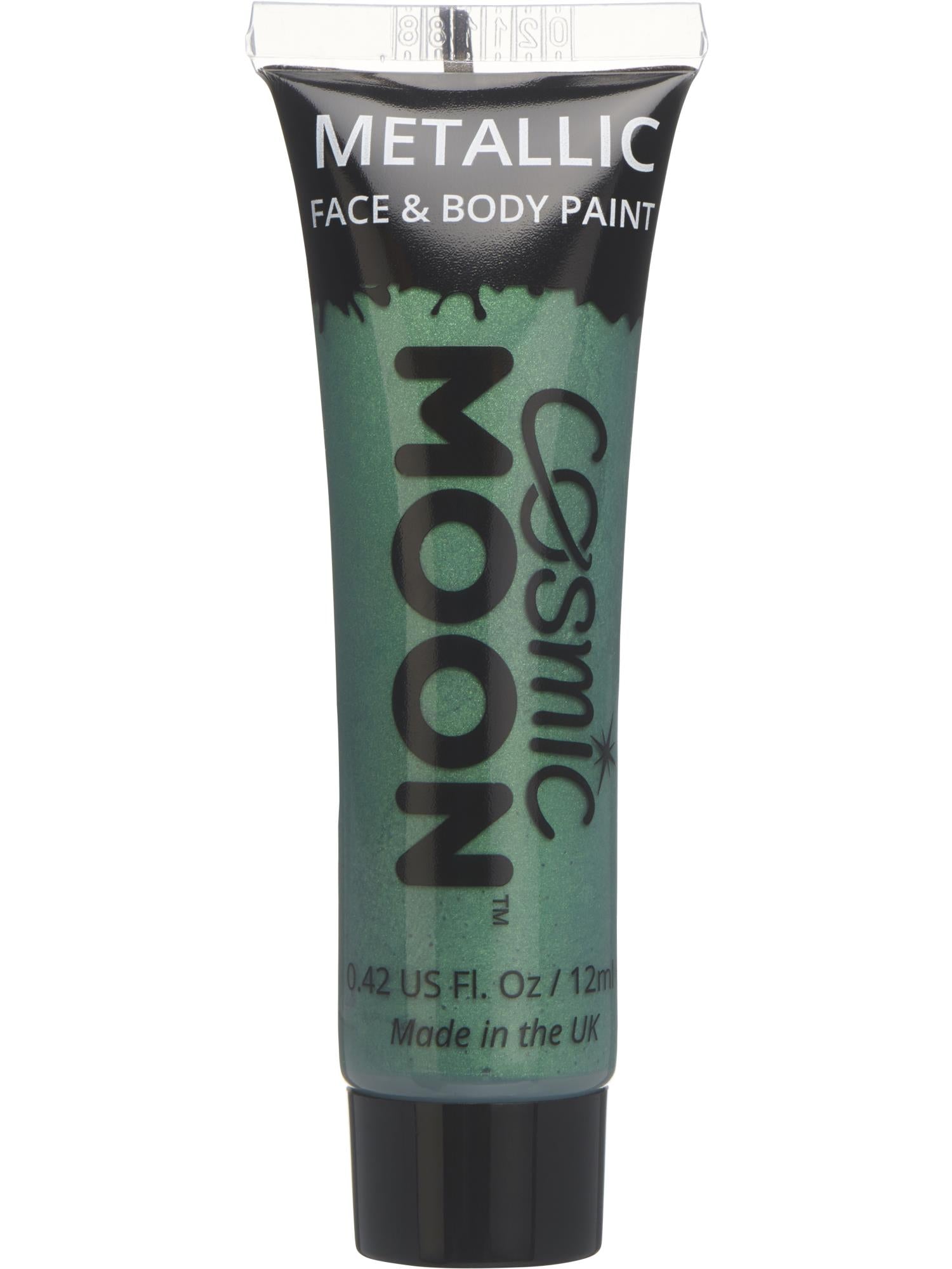 Cosmic Moon Metallic Face & Body paint, Green 1
