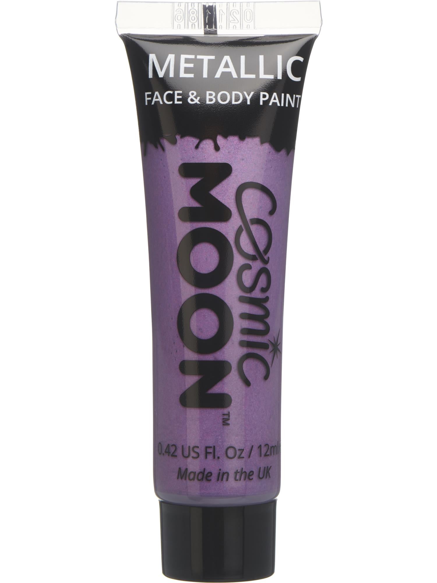 Cosmic Moon Metallic Face & Body Paint, Purple 1